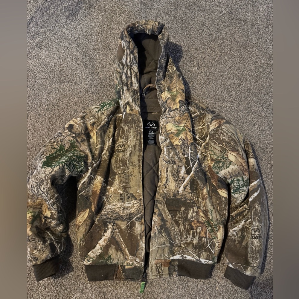 Realtree Kids Camouflage Puffer Jacket Youth Large